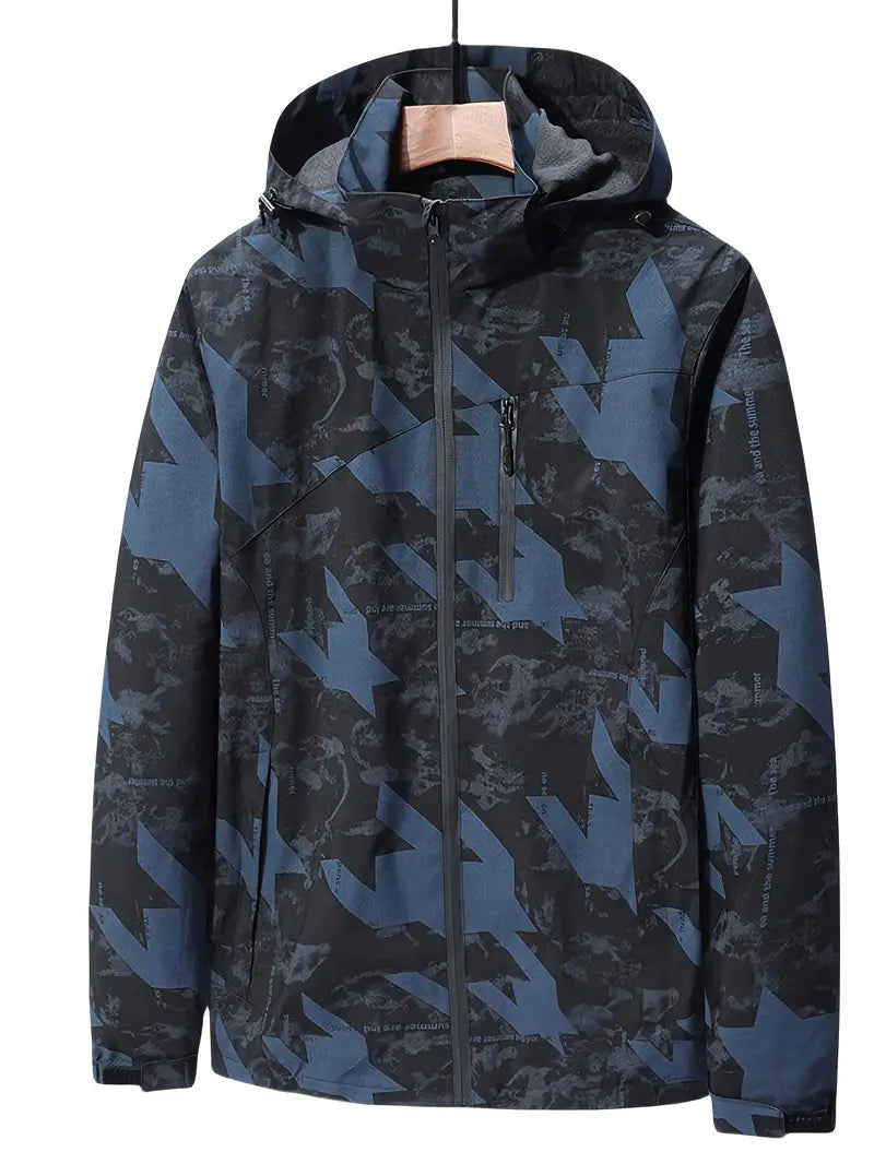 Veste imperméable pour homme, fonctionnelle et de plein air
