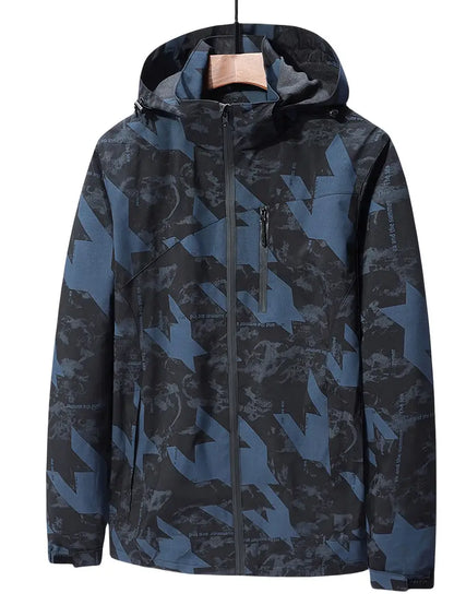 Veste imperméable pour homme, fonctionnelle et de plein air