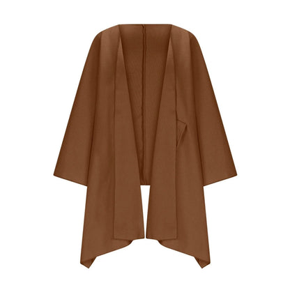 Gemütlicher Strickcardigan Fledermausärmel Warm - IdealeKleiden
