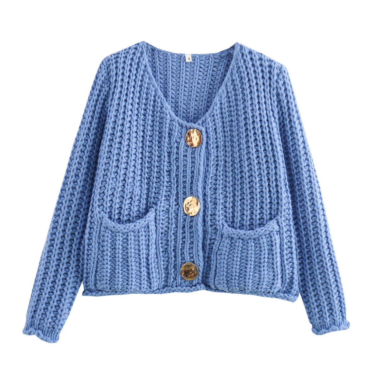 Cardigan élégant pour femme avec boutons et poches