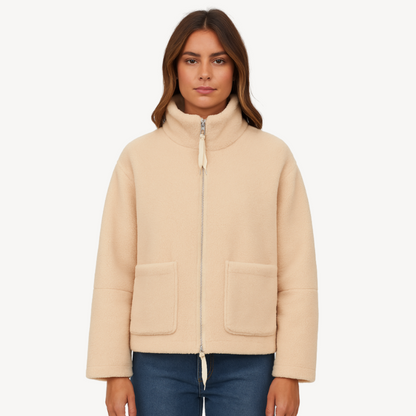 Polaire femme confortable zippée douce