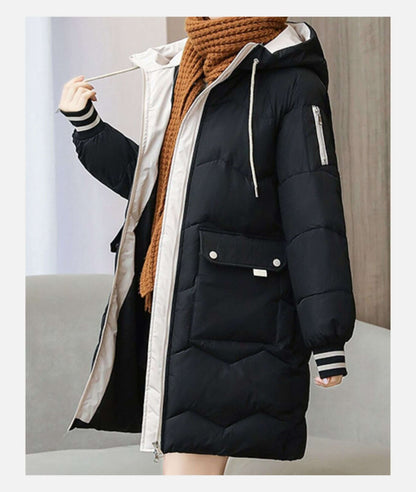Manteau d'hiver femme élégant et chaud