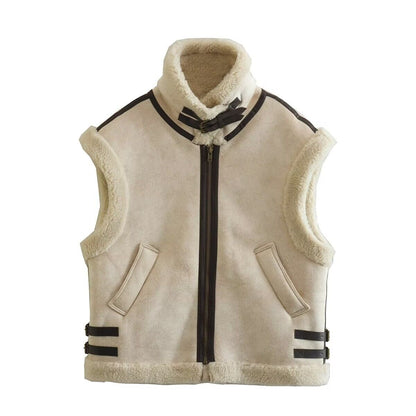 Gilet en cuir Élégant et confortable
