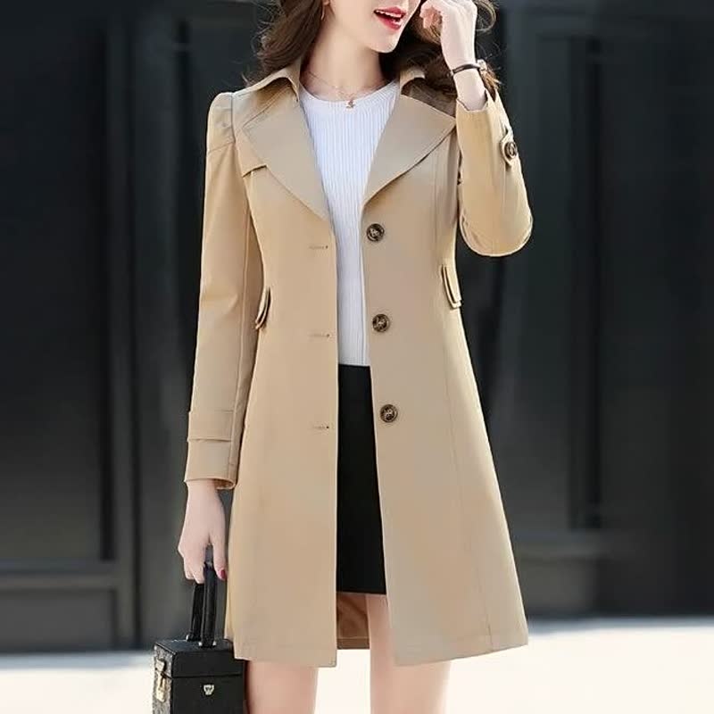 Trench-coat long et confortable pour femme