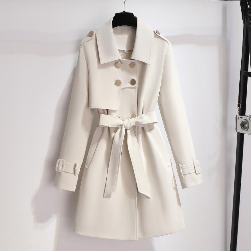 Manteau élégant à double boutonnage pour femme