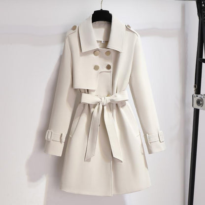 Manteau élégant à double boutonnage pour femme
