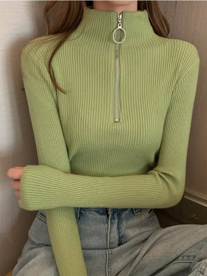 Pull-over col roulé femme Doux et chaud