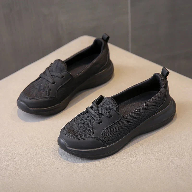 Chaussures basses confortables en cuir pour femmes