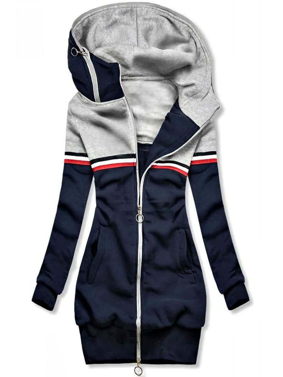 Übergroßes Damen Sweatshirt Langarm Warm - IdealeKleiden