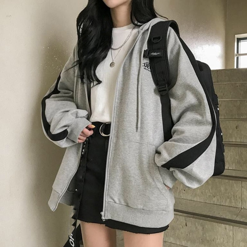 Sweat à capuche femme oversize confortable