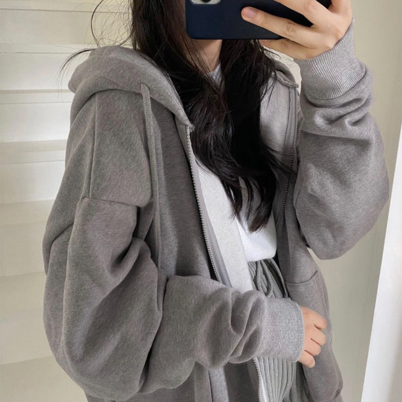 Sweat à capuche femme oversize confortable