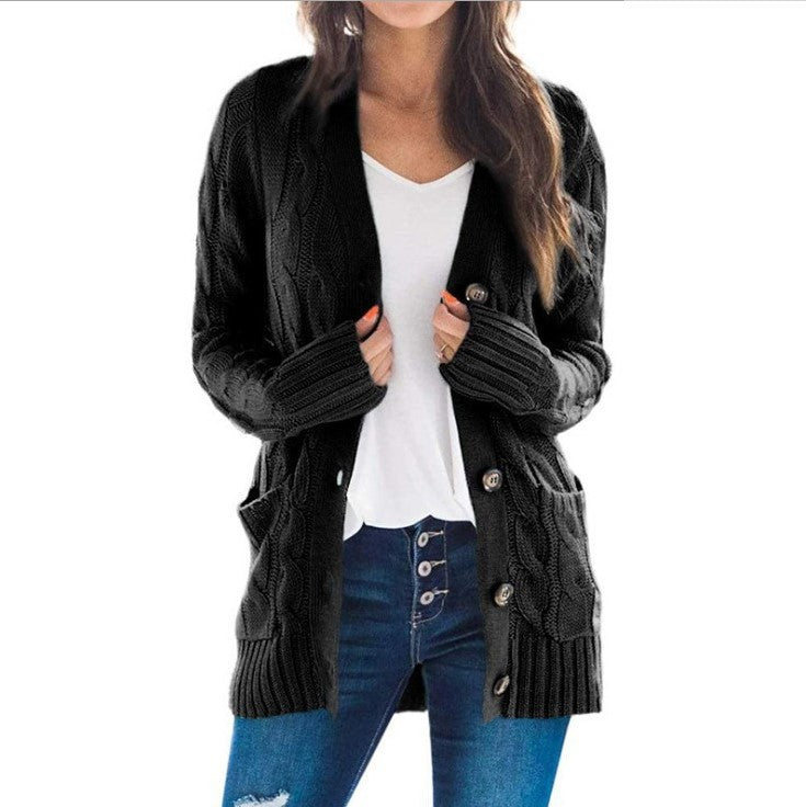 Pull pour femmes manches longues chaud élégant