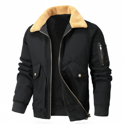 Veste Sherpa élégante moderne femme noire