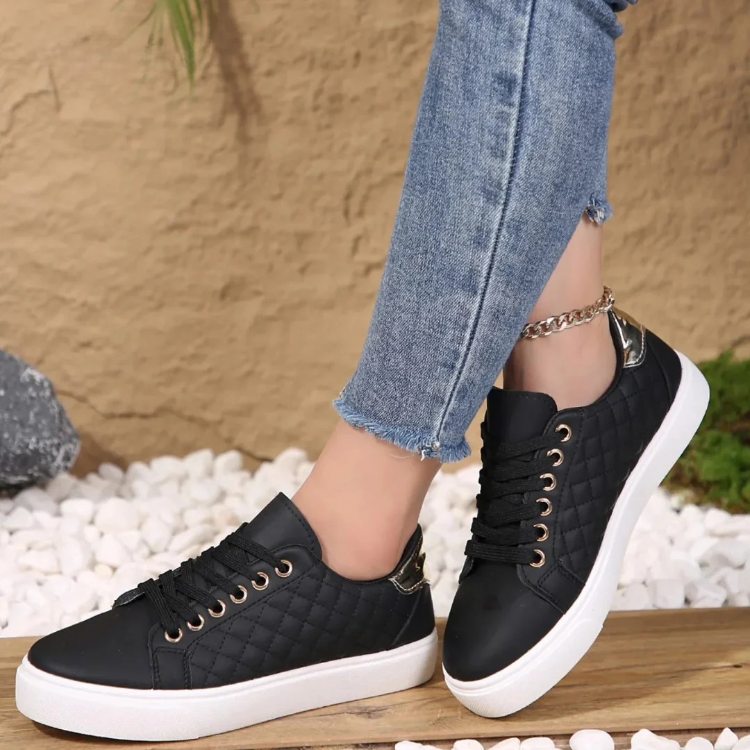 Chaussures de sport confortables à lacets pour femmes