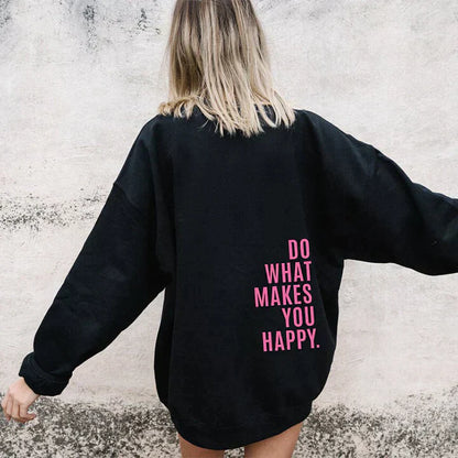 Stylisches Sweatshirt Damen Kapuze - IdealeKleiden