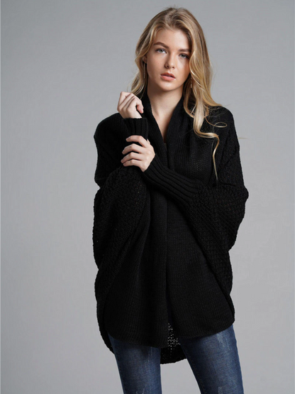Gilet chic coupe chauve-souris pour femme