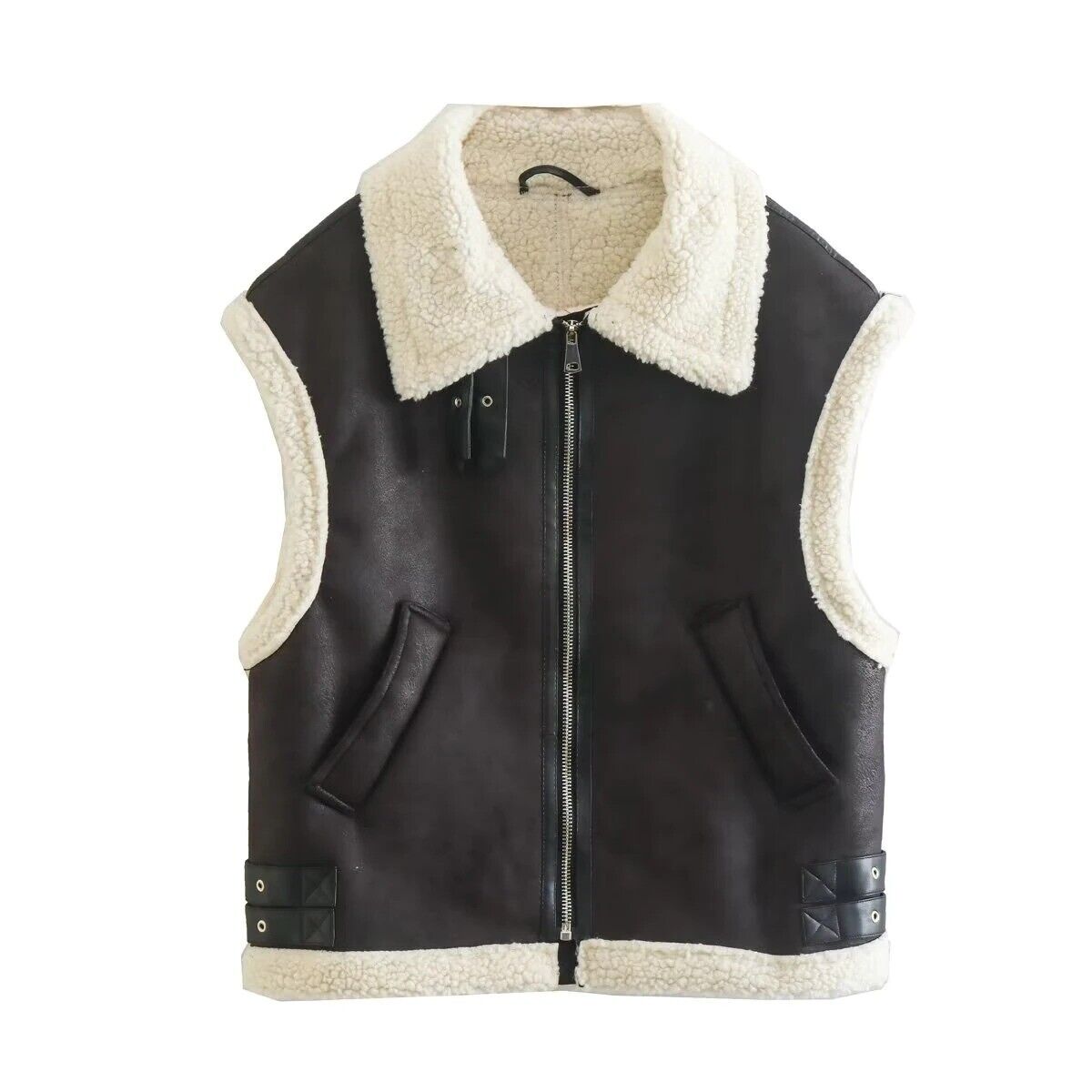 Gilet en cuir Élégant et confortable