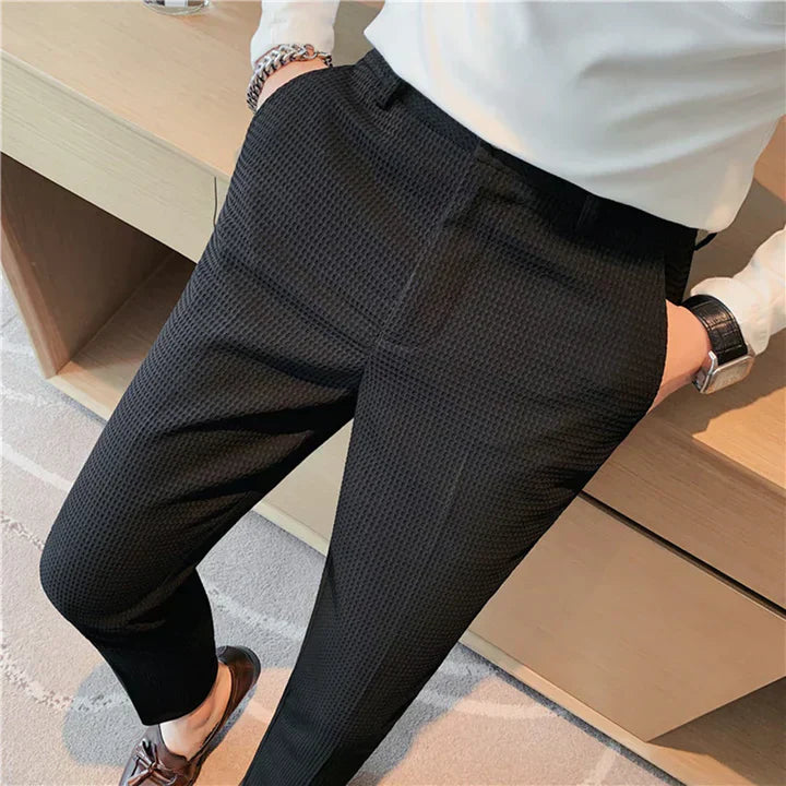 Pantalon gaufré décontracté Confort Loisirs