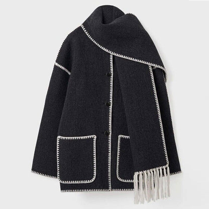 Veste d'hiver femme élégante et chaude