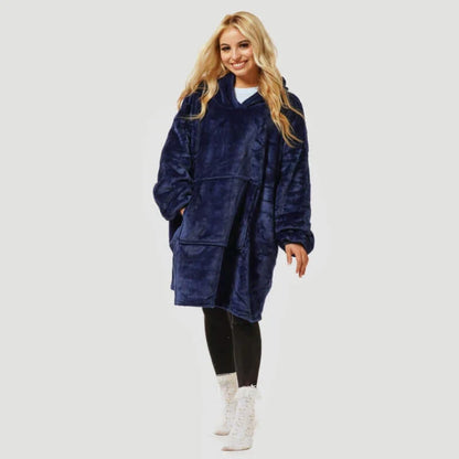 Pull plaid oversize confortable