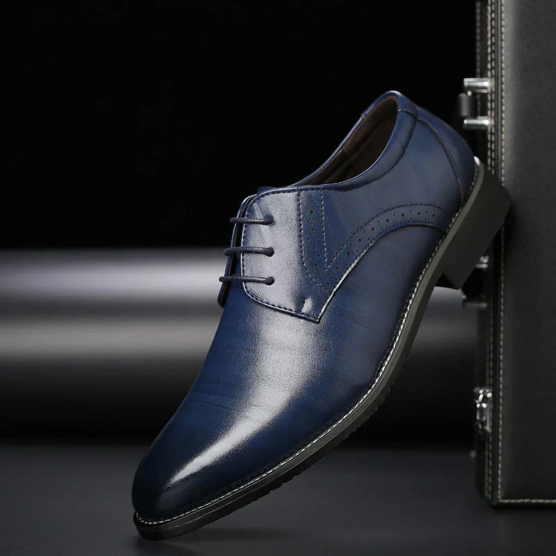 Chaussures habillées en cuir pour hommes Modèle Brogue classique