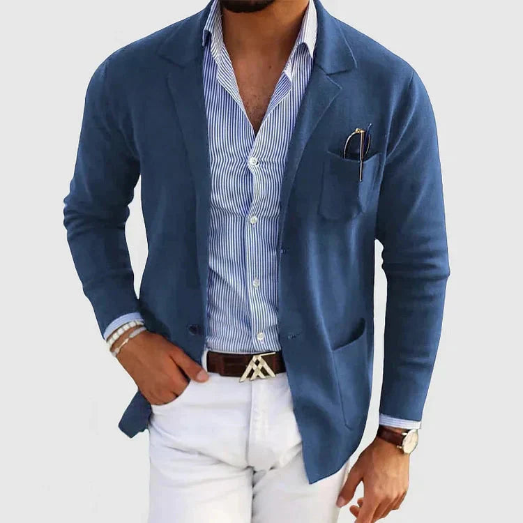 Herren Blazer Elegant Revers Style - IdealeKleiden