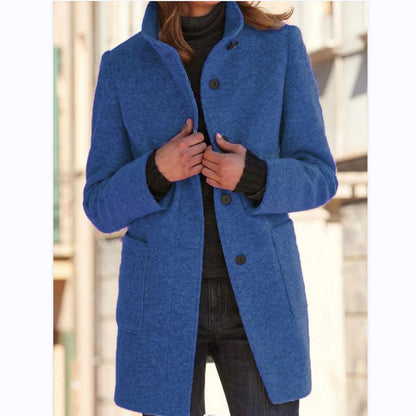 Manteau d'hiver stylé avec poches avant