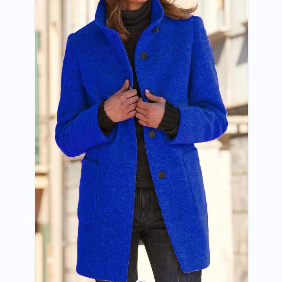 Manteau d'hiver stylé avec poches avant