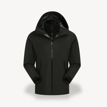 Wasserdichte Unisex-Regenjacke Mit Kapuze - IdealeKleiden