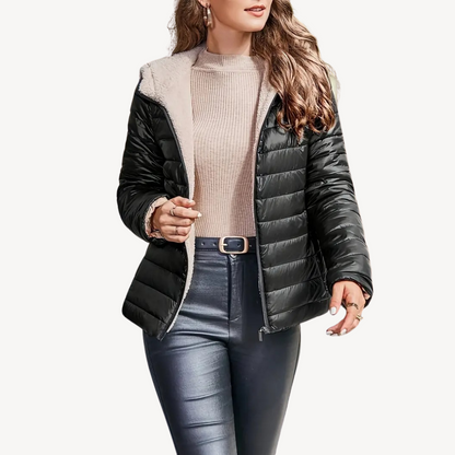 Veste d'hiver pour femme avec isolation Sherpa polaire