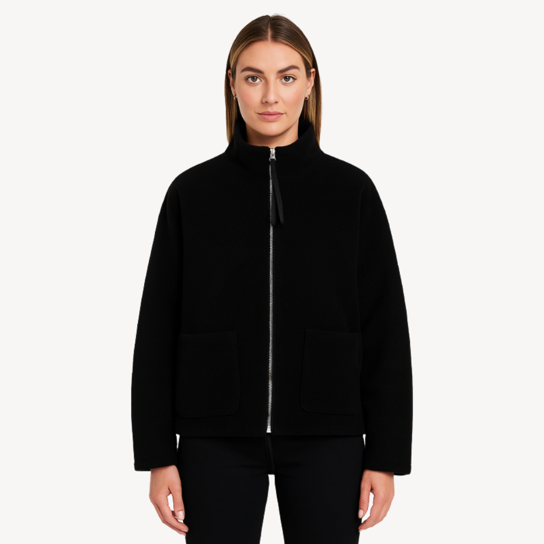 Polaire femme confortable zippée douce