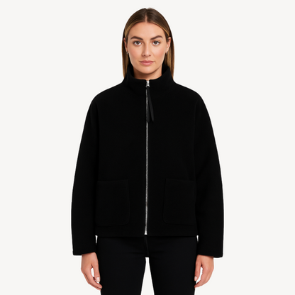 Polaire femme confortable zippée douce