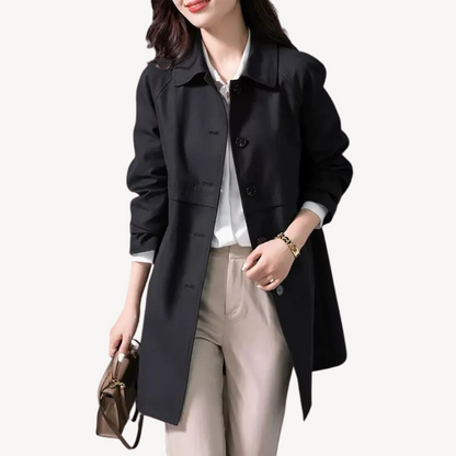 Manteau Femme Élégant Boutons