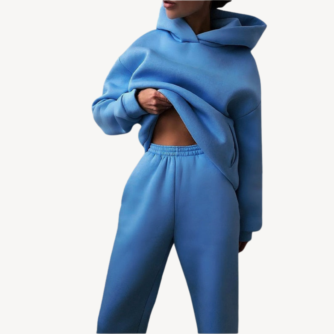 Ensemble jogging et sweat à capuche confortable pour femme