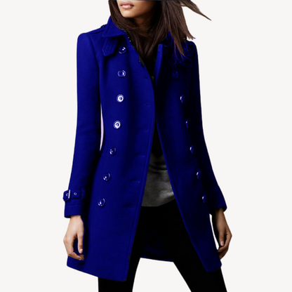 Manteau en laine élégant court pour femme