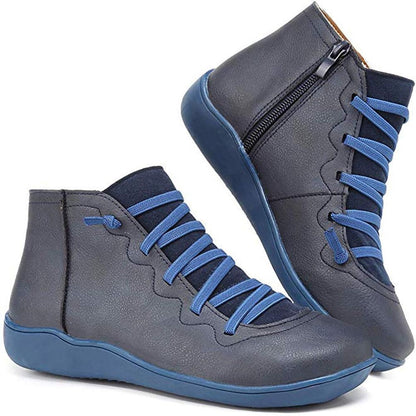 Bottines stylées en similicuir