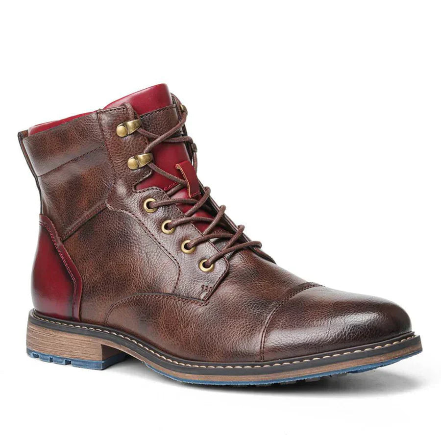 Bottes richelieu élégantes en cuir pour hommes