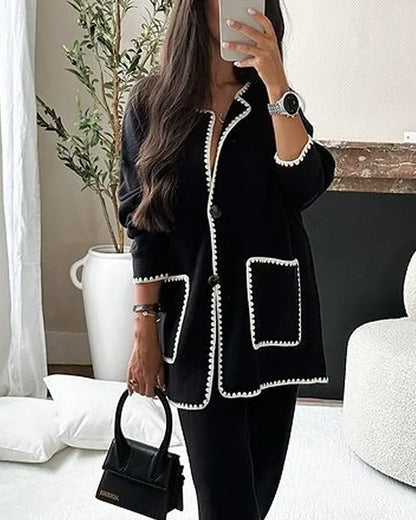 Gilet élégant pour femme avec boutons