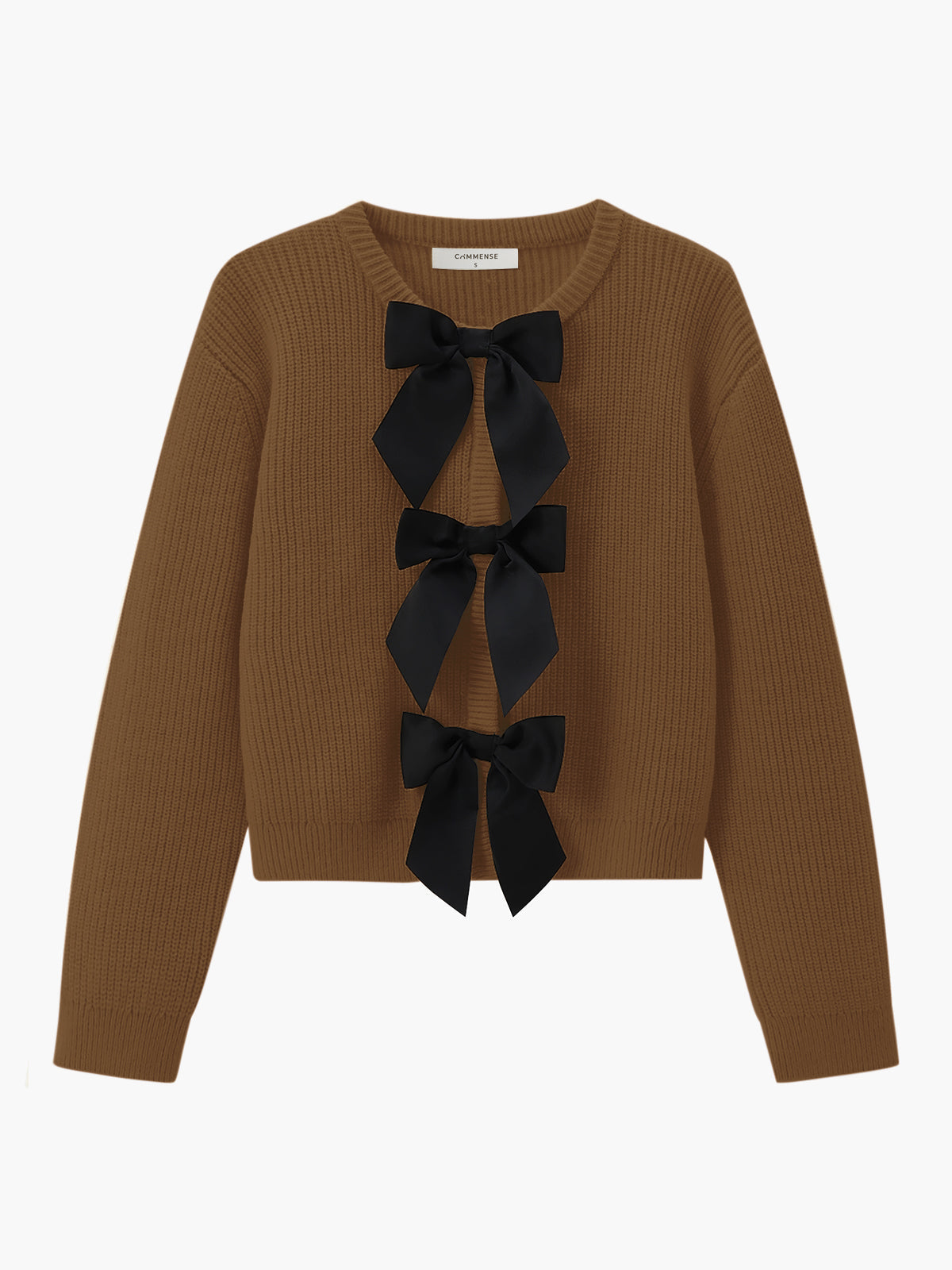 Pull élégant pour femme avec nœud