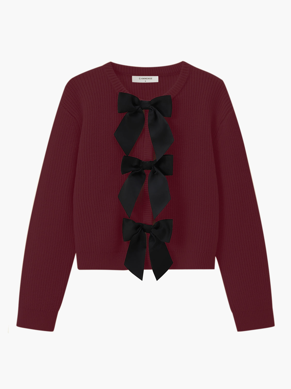 Pull élégant pour femme avec nœud