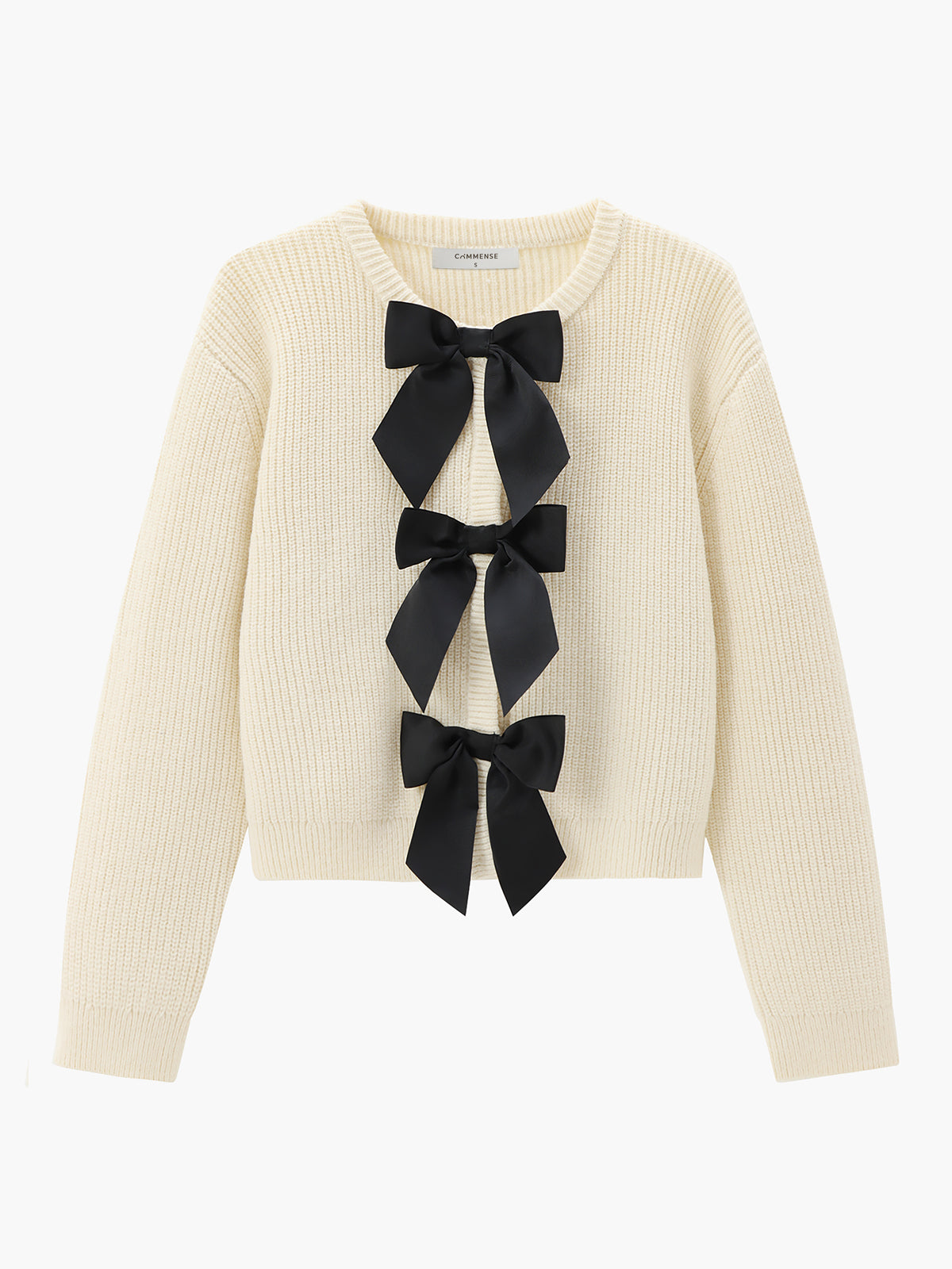 Pull élégant pour femme avec nœud