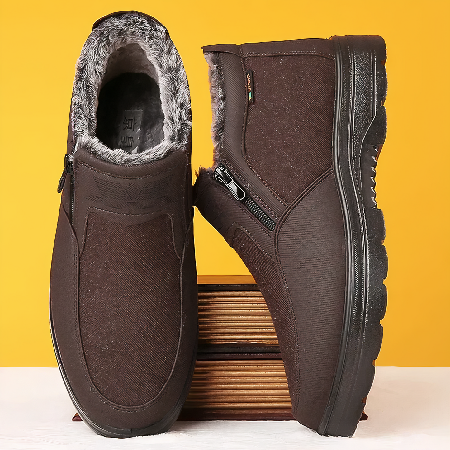 Bottes d'hiver chaudes et confortables