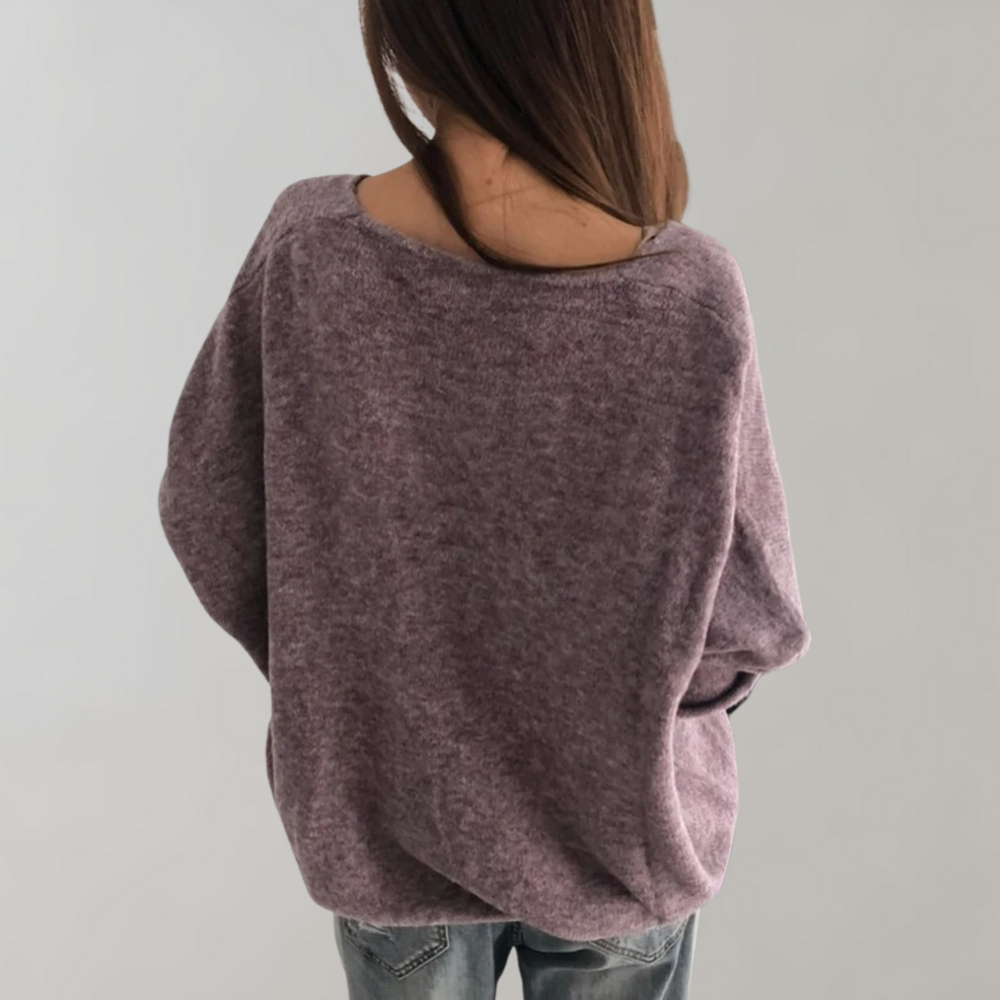 Damen Pullover Atmungsaktiv Komfort - IdealeKleiden