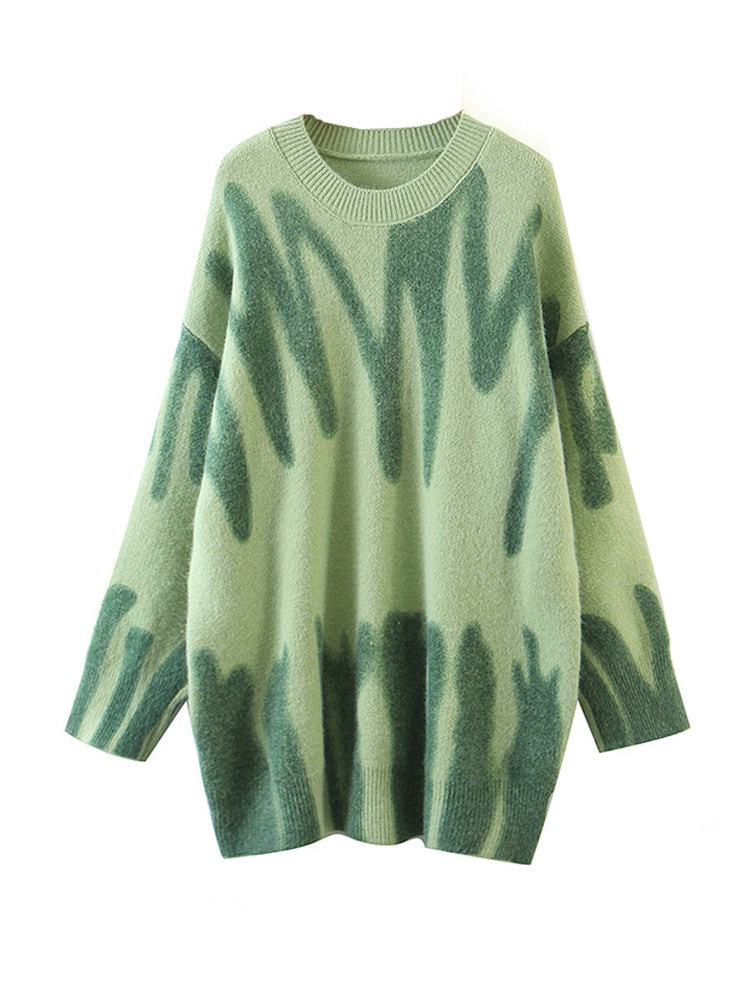 Pull en maille rayé pour femme