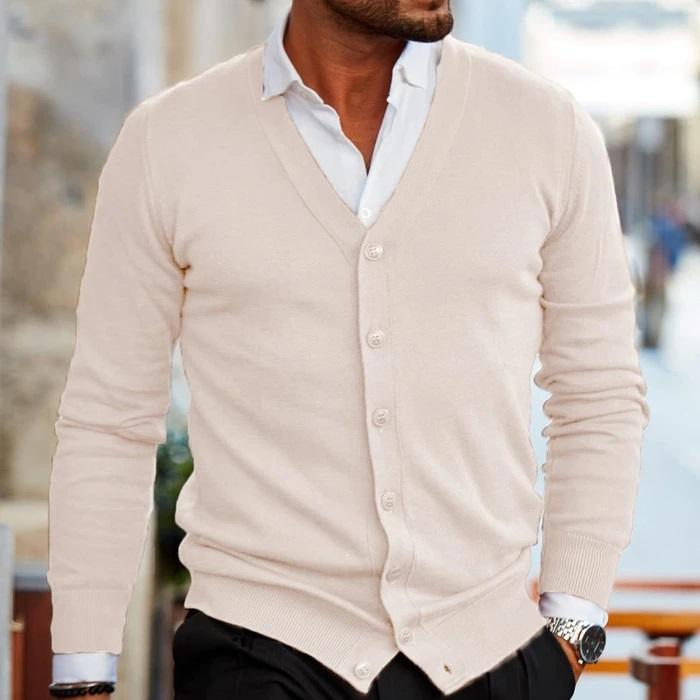Cardigan pour hommes élégant classique