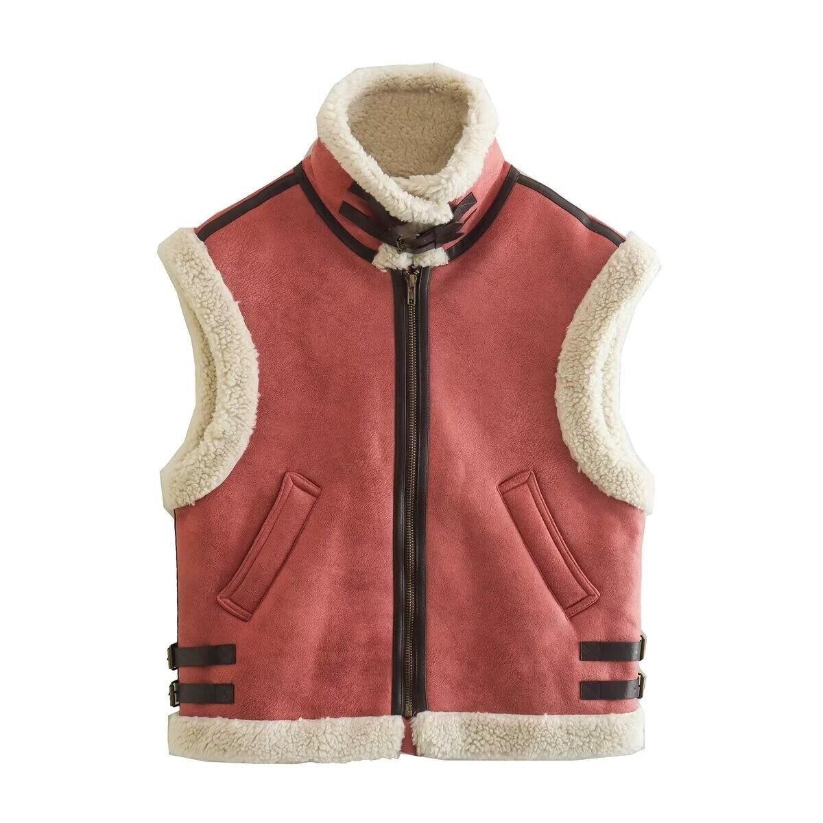 Gilet en cuir Élégant et confortable