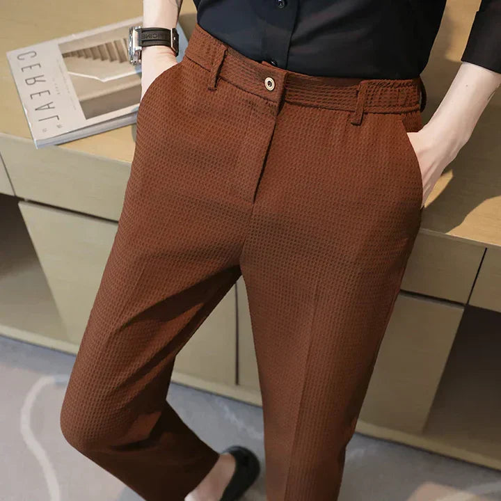Pantalon gaufré décontracté Confort Loisirs