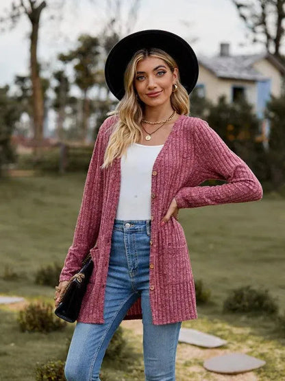 Cardigan élégant en maille pour femme
