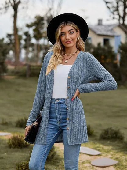 Cardigan élégant en maille pour femme