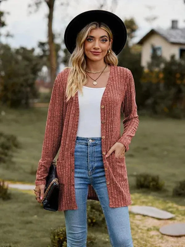 Cardigan élégant en maille pour femme
